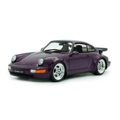 Porsche 911 (964) Turbo - 1990 - Violet Blue Metallic - Solido - 1:18