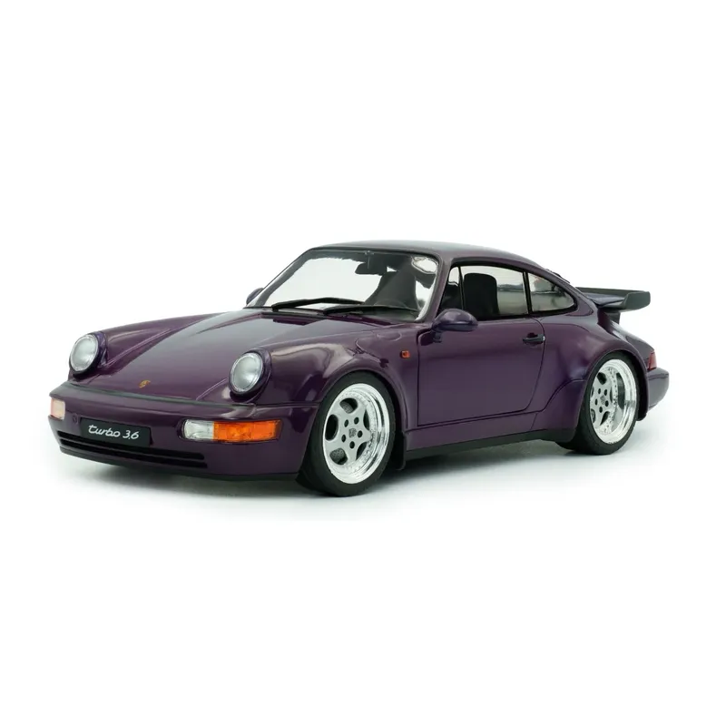 Porsche 911 (964) Turbo - 1990 - Violet Blue Metallic - Solido - 1:18
