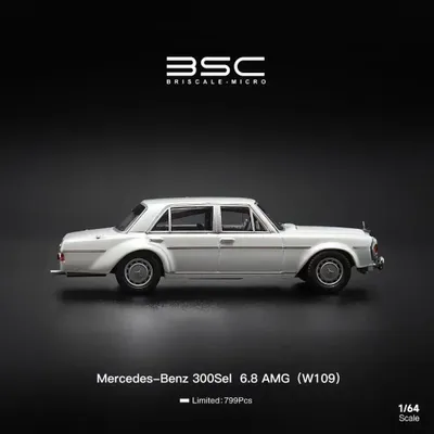 Mercedes-Benz 300 SEL 6.8 AMG (W109) - Hvid - BSC - 1:64