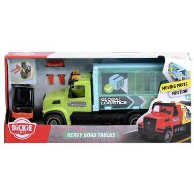 Volvo VHD 300 - Med gaffeltruck - Dickie Toys - 22 cm