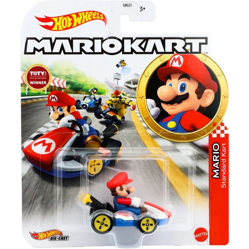 Mario - Standard Kart - Mario Kart - Hot Wheels