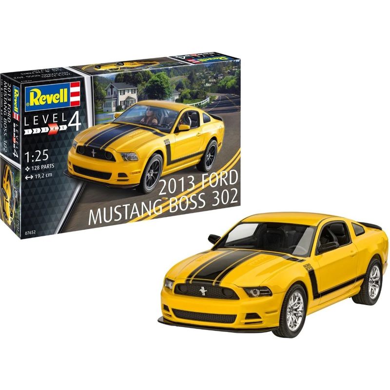 2013 Ford Mustang Boss 302 - 7652 - Färg ing - Revell - 1:25