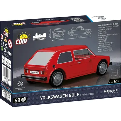 Volkswagen Golf - Röd - 24613 - COBI - 1:35