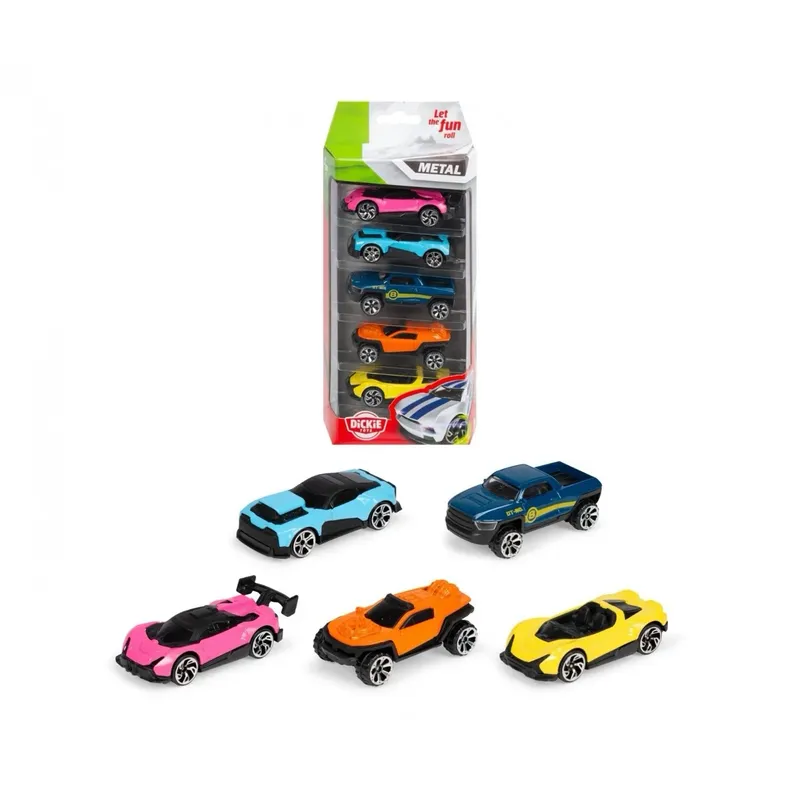 5-pack med Leksaksbilar från Dickie Toys
