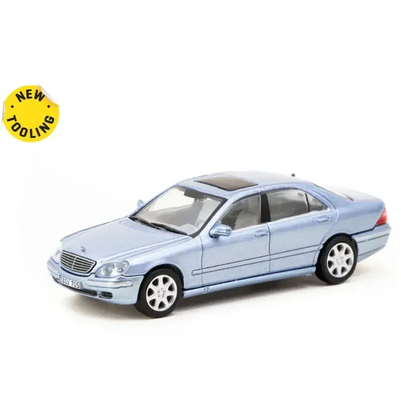 Mercedes-Benz S-Class (W220) - Blå - Tarmac Works - 1:64