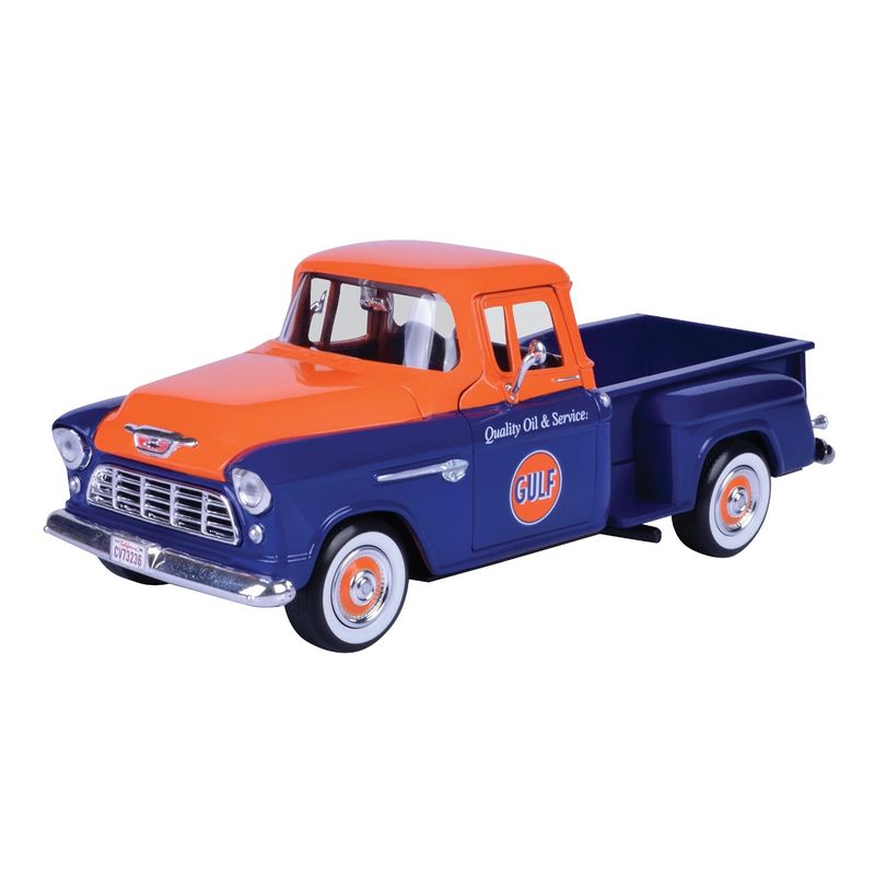 1955 Chevy 5100 Stepside - Gulf - Motormax - 1:24