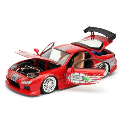 Dom's Mazda RX-7 - Röd - Fast & Furious - Jada Toys - 1:24