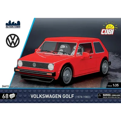 Volkswagen Golf - Röd - 24613 - COBI - 1:35