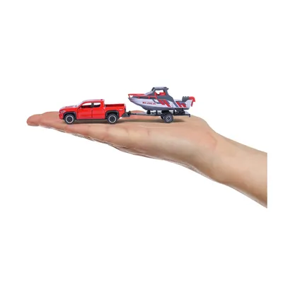 Toyota Tacoma TRD Pro med båttrailer - City Trailer - Majorette