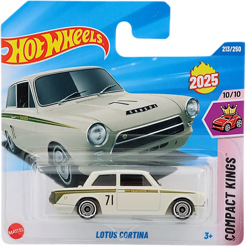 Lotus Cortina - Vit - Compact Kings - 213/250 - Hot Wheels
