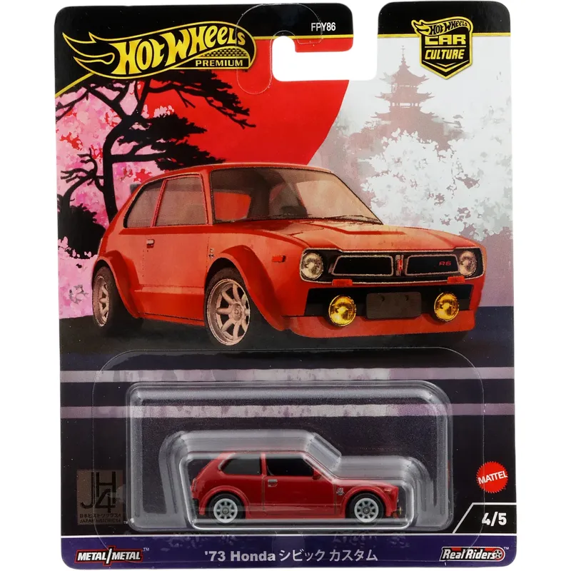 '73 Honda Civic Custom - Japan Historics 4 - Hot Wheels