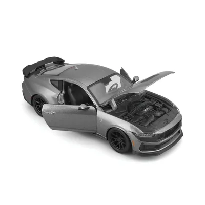 2024 Ford Mustang Dark Horse - Grå metallic - Maisto - 1:24