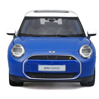 Mini Cooper SE (J01) - Blå / Vit - 2024 - Maisto - 1:24