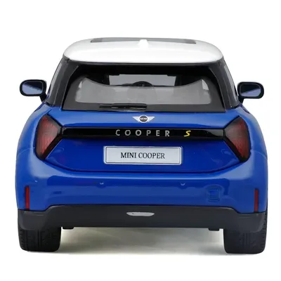 Mini Cooper SE (J01) - Blå / Vit - 2024 - Maisto - 1:24