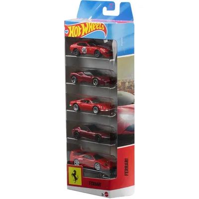 Ferrari 5-pack leksaksbilar - Hot Wheels