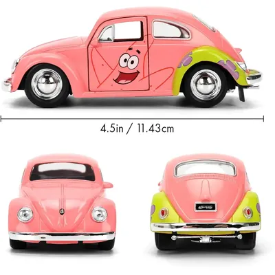 Volkswagen Beetle - SpongeBob Squarepants - Patrick Star - Jada Toys - 1:32