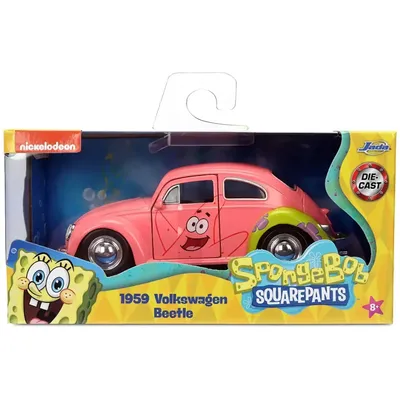 Volkswagen Beetle - SpongeBob Squarepants - Patrick Star - Jada Toys - 1:32