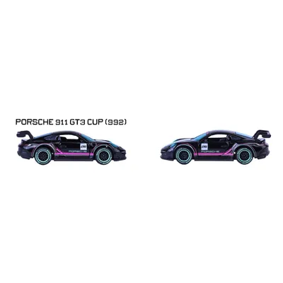 Porsche 911 GT3 CUP (992) - Neon Racer Premium Cars - Majorette - 7 cm
