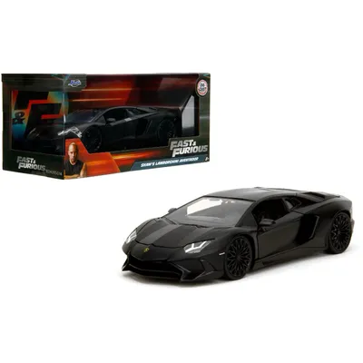 Shaw's Lamborghini Aventador - 2012 - Svart - Jada - 1:24
