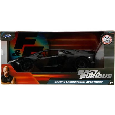 Shaw's Lamborghini Aventador - 2012 - Svart - Jada - 1:24