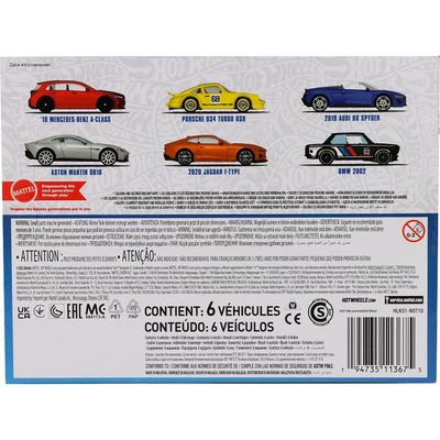 European Speed Machines - 6-pack - Hot Wheels