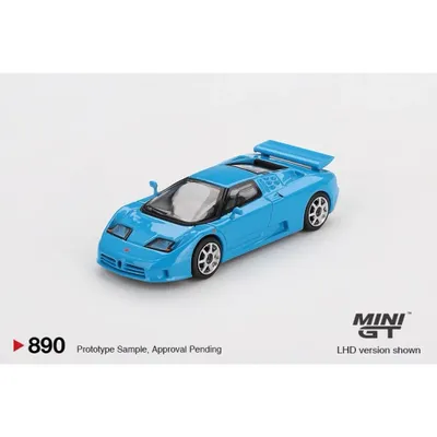 Bugatti EB110 - Super Sport Blu - 890 - Mini GT - 1:64