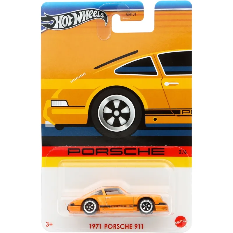 1971 Porsche 911 - Orange - Porsche Series - Hot Wheels