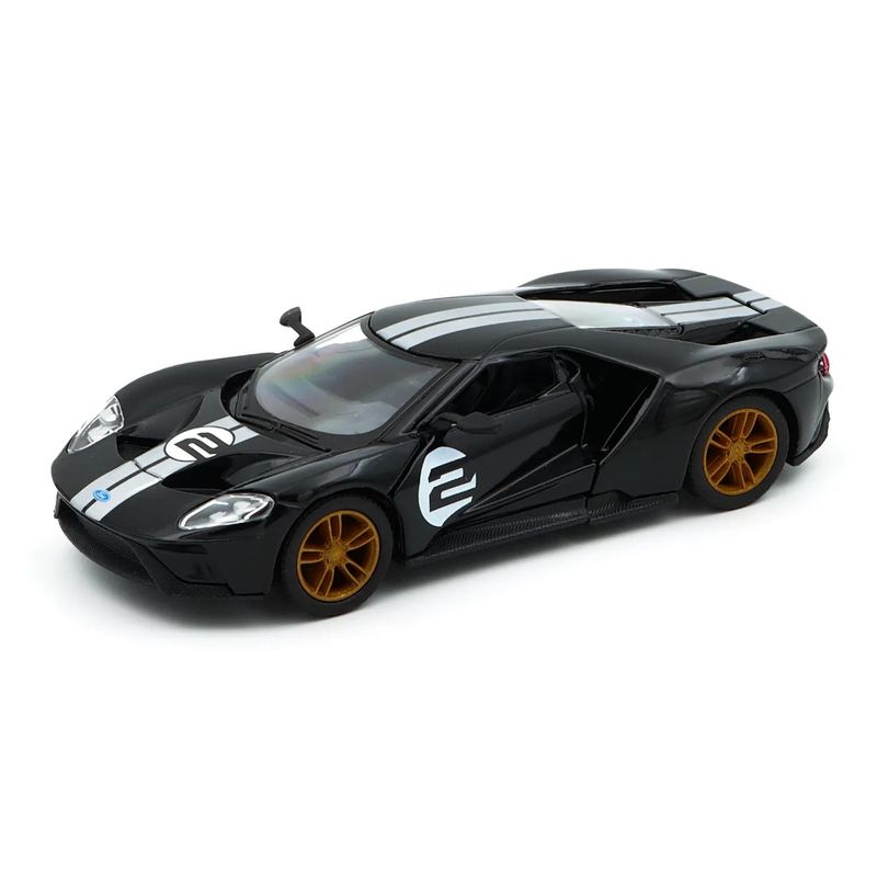 2017 Ford GT Heritage Edition - Svart - Kinsmart - 12 cm