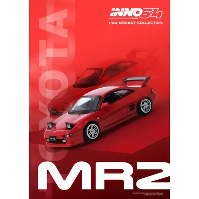 Toyota MR2 (SW20) - Röd - Inno Models - 1:64