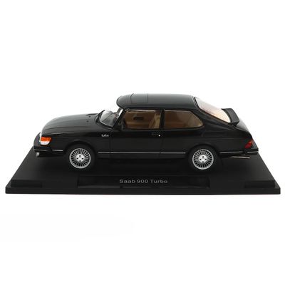 SKADAD FÖRPACKNING - Saab 900 Turbo - Svart - 1981 - Modelcar Group - 1:18