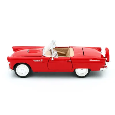 1956 Ford Thunderbird - Röd - Motormax - 1:24