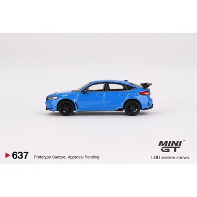 Honda Civic TYPE R - Boost Blue Pearl - 637 - Mini GT - 1:64