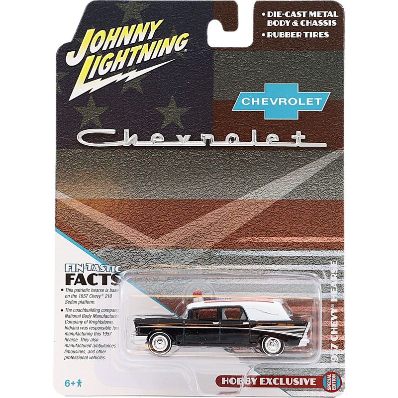 Chevrolet Bel Air Hearse - 1957 - Johnny Lightning - 1:64