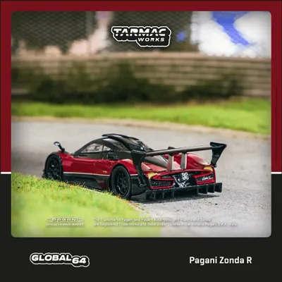 Pagani Zonda R - Rosso Dubai - GLOBAL64 - Tarmac - 1:64