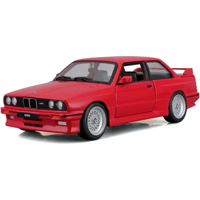BMW M3 (E30) - 1988 - Röd - Bburago - 1:24