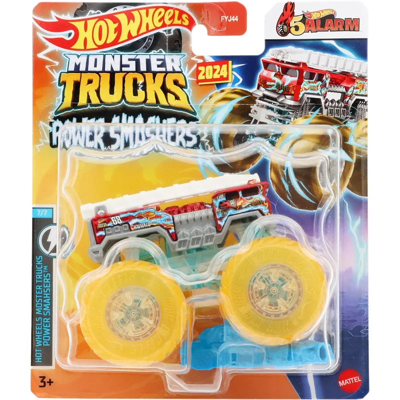 5 Alarm - Power Smashers - Monster Trucks - Hot Wheels