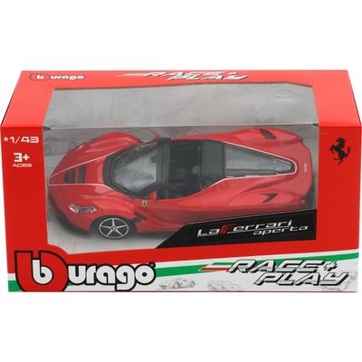 Ferrari LaFerrari Aperta - Röd - Bburago - 11 cm