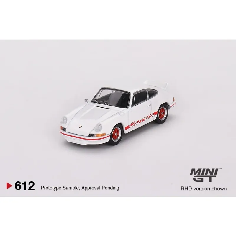 Porsche 911 Carrera RS 2.7 - Vit/Röd - 612 - Mini GT - 1:64