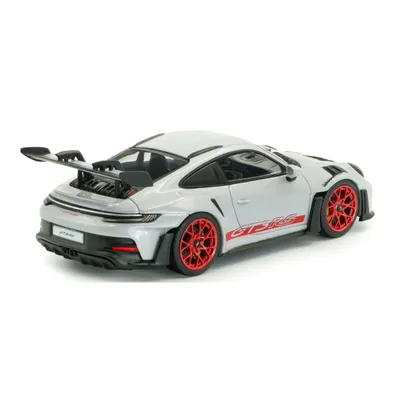 Porsche 911 (993) GT3 RS - 2023 - Ljusgrå / Röd - Solido - 1:43