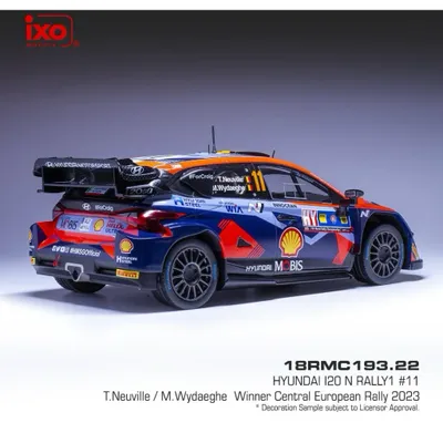 Hyundai i20 N Rally1 - Neuville / Wydaeghe 2023 - Ixo - 1:18