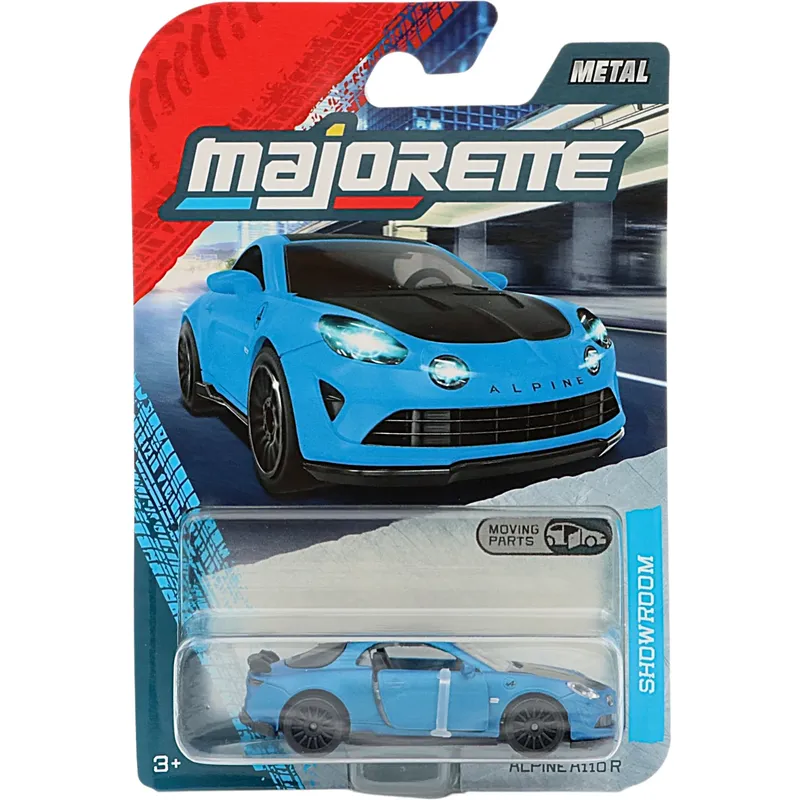 Alpine A110 R - Blå - Showroom Premium Cars - Majorette - 7 cm
