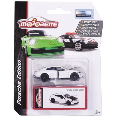 Porsche Taycan Turbo S - Vit - Porsche Edition - Majorette