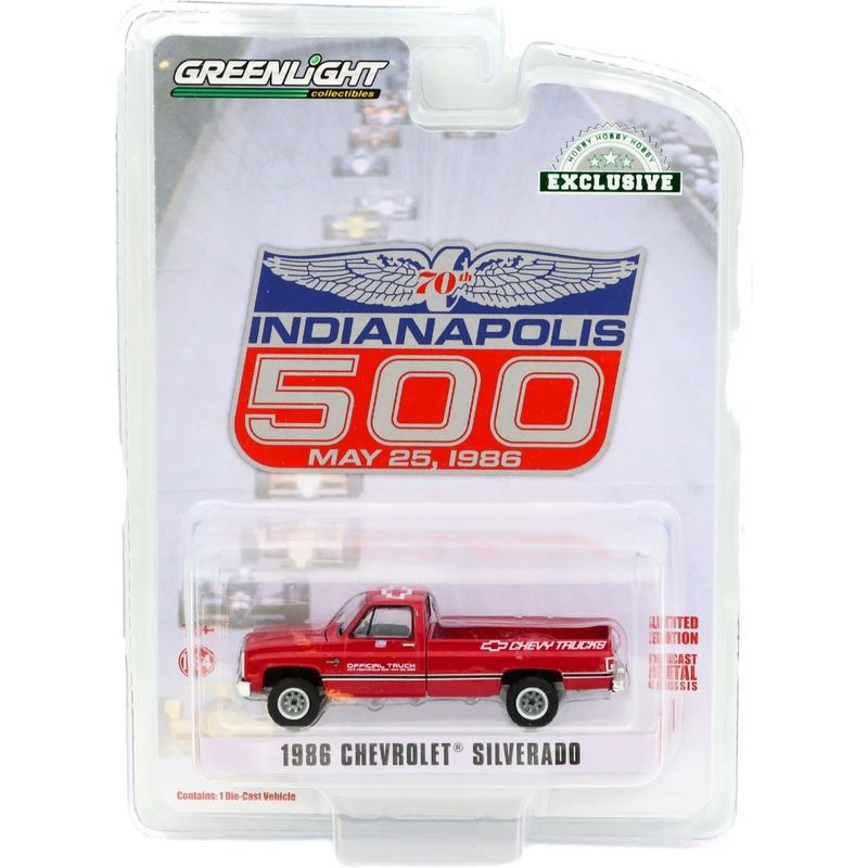 1986 Chevrolet Silverado - Röd - Indy 500 - Greenlight