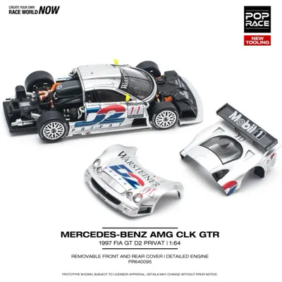 Mercedes-Benz CLK-GTR D2 1997 FIA GT - Pop Race - 1:64