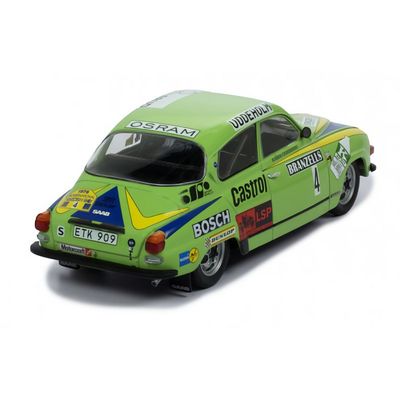 SKADAD FÖRPACKNING - Saab 96 V4 - P.Eklund / B.Cederberg - 1976 - Ixo Models 1:18