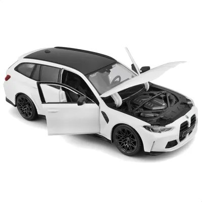 BMW M3 Touring (G81) - 2023 - Vit - Bburago - 1:24