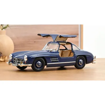 Mercedes-Benz 300 SL - 1954 - Blå - Norev - 1:18