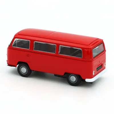 Volkswagen T2 Bus - 1972 - Röd - Welly - 11 cm