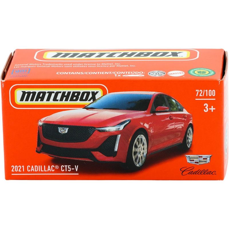 2021 Cadillac CT5-V - Röd - Power Grab - Matchbox