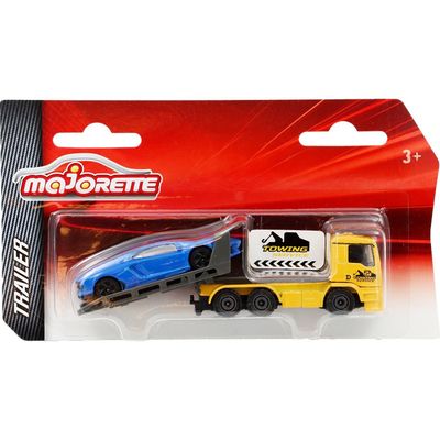 Fynd - MAN TGS bärgningsbil med Lamborghini - Trailer - Majorette